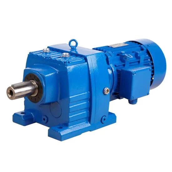 R Helical Gear Reducer Flange Mounted Helical Reduction Gearbox Speed Reducers R17-R157 - Gearbox an